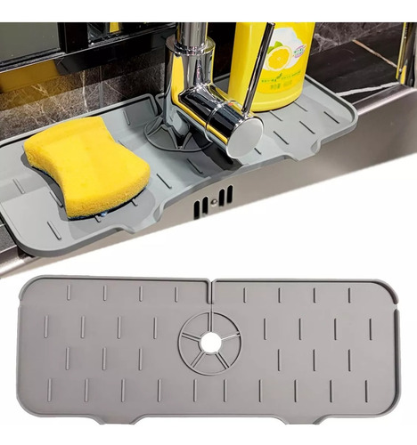 Tapete Protector Silicona Salpicadura Grifo Cocina Multiusos