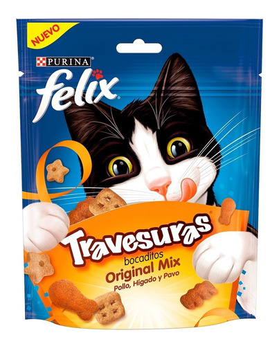 Snacks Gatos Felix Travesuras Original Mix 60g