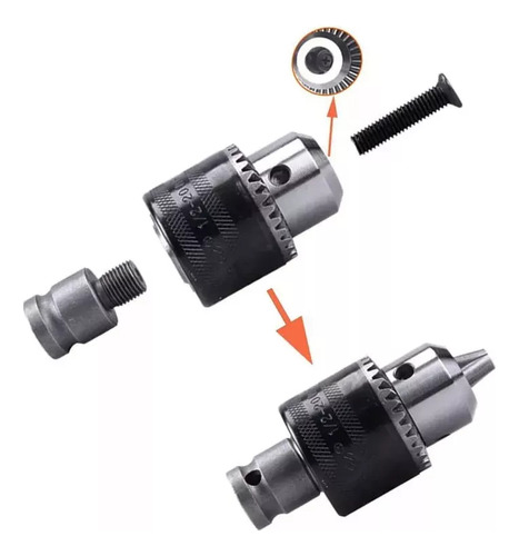 Adaptador De Portabrocas Para Llave De Impacto De 4 Piezas