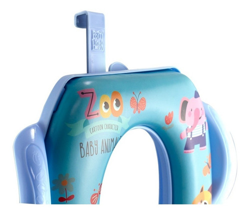 Imagem 2 de 3 de Redutor Sanitário Acolchoado Zoo 18m+ Comtac 4391