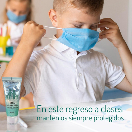 Imagen 2 de 7 de Paquete Gel Antibacterial 70% Alcohol 12 Tubos
