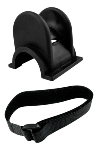 Soporte Para Caña De Pescar Con Clip En En Forma De U Negra