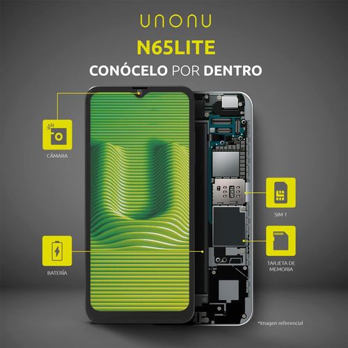 Teléfono Unonu N65 Lite 64+2gb 4g