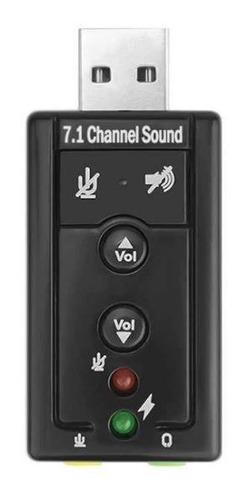 Adaptador Usb De Sonido 7.1