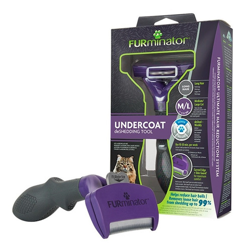 Escova  Furminator Gatos M/g + Brinde