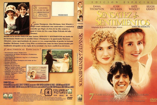 Sensatez Y Sentimientos - Emma Thompson - Jane Austen -  Dvd