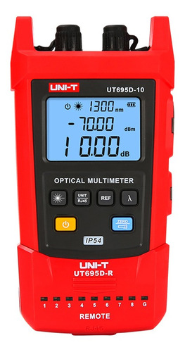 Uni-t Ut695d-10 Optical Multímetro Medidor De Potencia Óptic