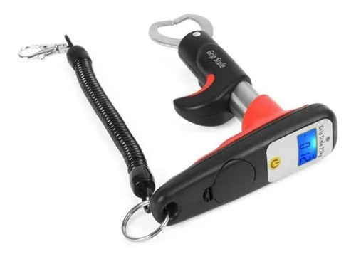 Imagem 1 de 6 de Alicate Pega Peixe C/ Garras De Inox E Balança Digital 25 Kg