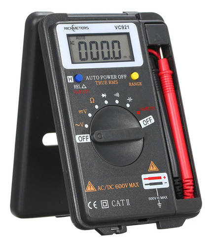 Zg Mini Multímetro Digital Portátil Multifunción Richmeters