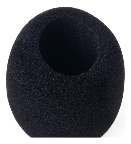 2 Piezas Studio Micrófono Foam Mic Negro