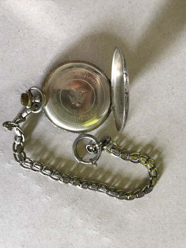 Relógio De Bolso Em Prata De Lei