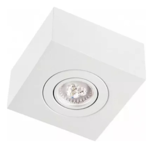 Plafón Cardanik 1 Luz Móvil Gu10 Dicroica Led Incluida