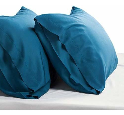 Fundas De Almohada Azules Estandar Para Niños Juego De 2