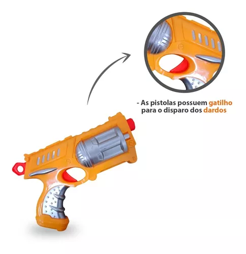 Lança Dardos Estilo Nerf Pistola Arma De Brinquedo Arminha