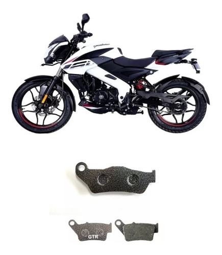 Balatas Delanteras/traseras Cerámic Bajaj Pulsar Ns160 20-22