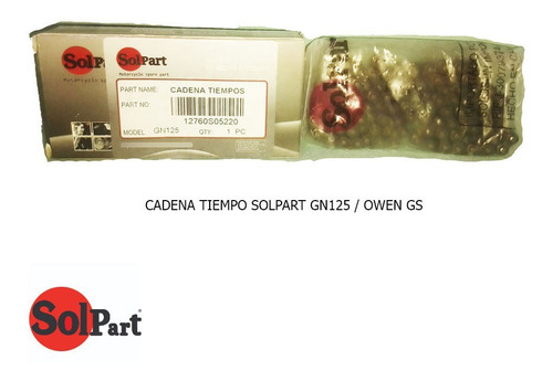 Cadena Tiempo Solpart Gn125 / Owen Gs