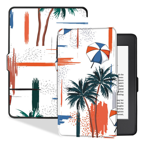 Funda Para Kindle Paperwhite 5ta 6ta 7ma Gen Slim Palm Trees