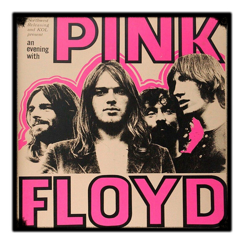 #402 - Cuadro Decorativo Vintage - Pink Floyd Rock Música 