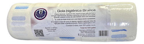 Gola Higiênica Descartável Loja Barbeiro De Sucesso Pacote Com 5 Rolos