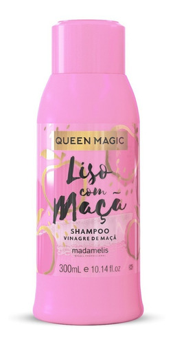 Shampoo Liso Com Maçã Queen Magic 300ml