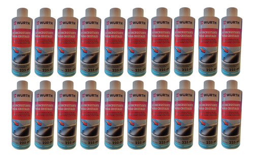 Desincrustante P/ Cristales 225ml Quita Lluvia Acida 20pzas