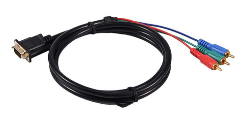 Cuifati Cable Video Vga 3 Rca 4.9 ft Duradero Conector Macho