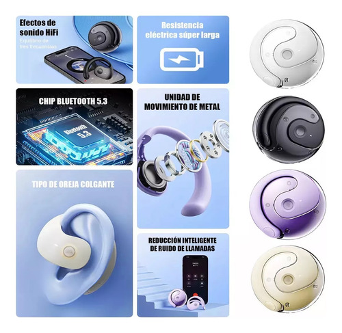Audífonos Inalámbricos Other Bluetooth Headset 1 Par
