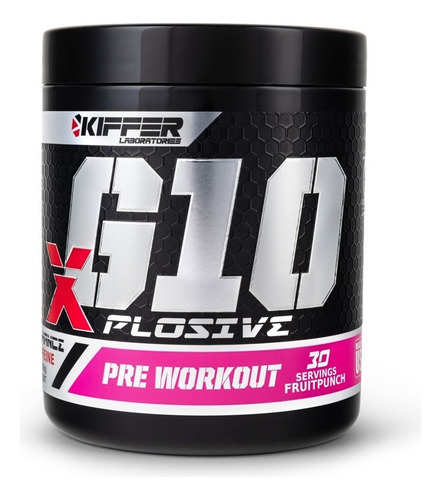 Pre Entreno - G10 Xplosive De Kiffer Sabor Fruit Punch