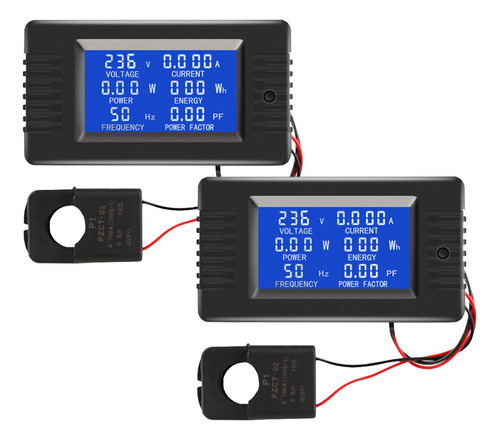 2 Piezas De Voltaje De Corriente Alterna Amperaje De Panel D
