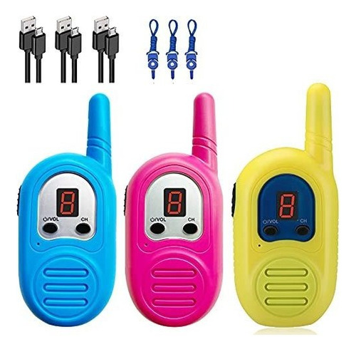 Juguete Walkie Talkies Pa Inyyter Paquete De 3 Walkie Ta