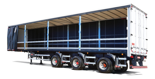 Semi Reboque Furgão Lonado Sider Vanderleia 28 30 Pallets