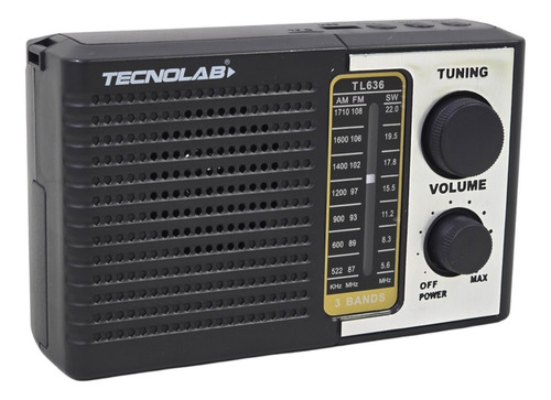 Radio Solar Recargable Tecnolab Tl636 Usb/sd Linterna