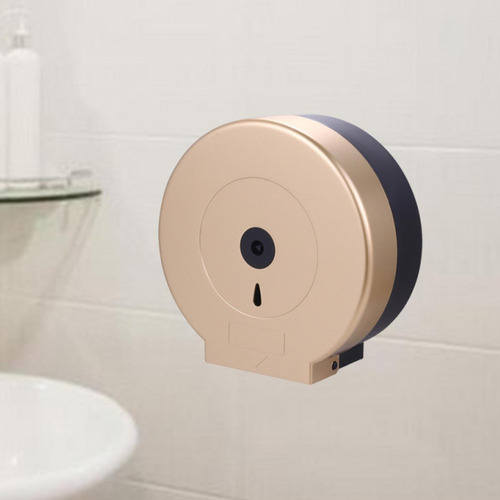 A Dispensador De Papel Higiénico Comercial, Soporte For Oro