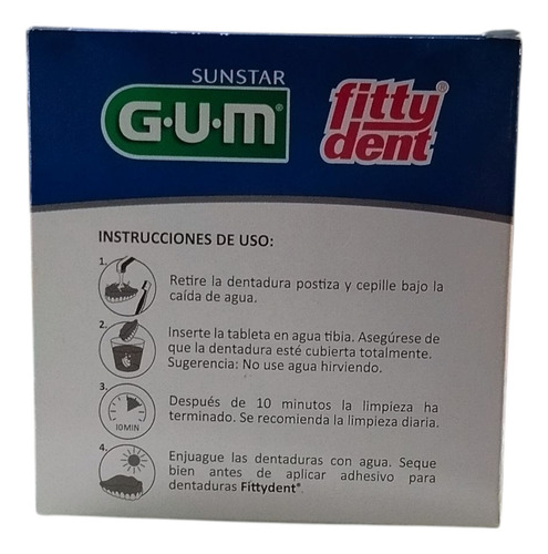 Tabletas Limpiadoras Fitty Dent 40 Comprimidos Con EnvĂo