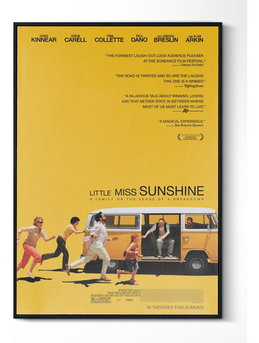 Poster Afiche Little Miss Sunshine  60x90 - Solo Lámina