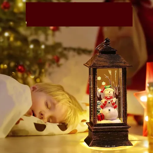 Lanternas Decorativas De Natal, Lanternas De Vela Sem Chama