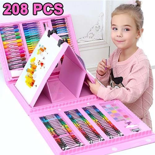 Kit 208 Lápices De Colores Para Dibujar, Pintar, Arte