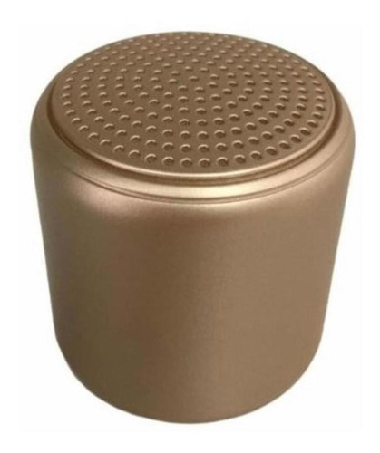 Caixinha Som Bluetooth Silicone Speaker Amplificada Dourado