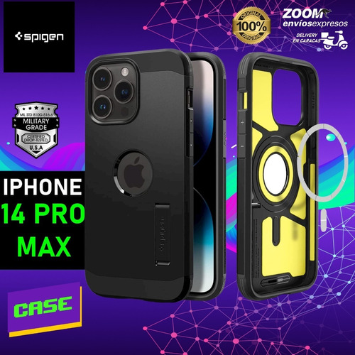 Forro iPhone 14 Pro Max Spigen Magsafe Original 100% 