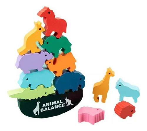 Juego Didáctico De Balance Con Animales