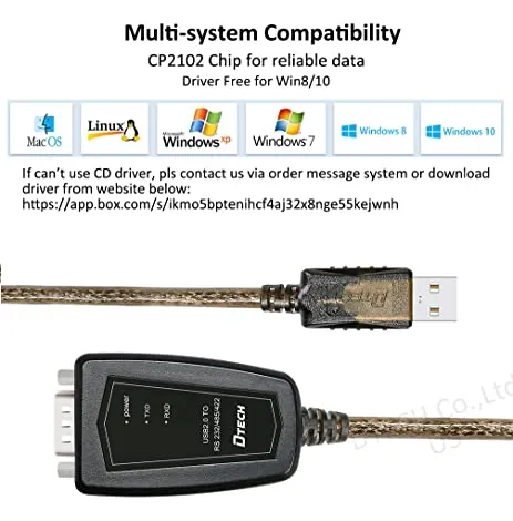 Adaptador Usb A Serie Dtech, Cable Rs422, Rs485, R232 A Usb