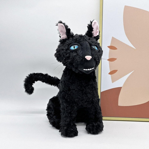 Brinquedo De Pelúcia Coraline Cat De 11,8 Polegadas