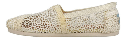 Toms Mujeres Espadrilles, Beige Blanco Nat B013cz9i6q_190324