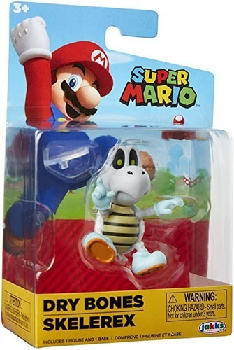 Nintendo Super Mario Dry Bones 2.5-inch Mini Figure