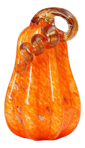 Estatuilla De Cristal De La Calabaza De La Decoración De L