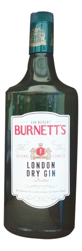 Gin Burnett´s London Dry Con Estuche + 2 Vasos