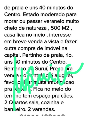 Casa 2 Quartos Com Quintal Enorme Natureza Em Magé