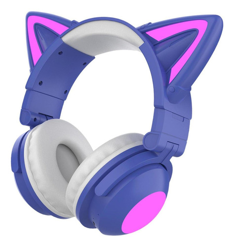 Audífonos Estéreo Cat Ear Bluetooth 5.0 Para Colocar Sobre