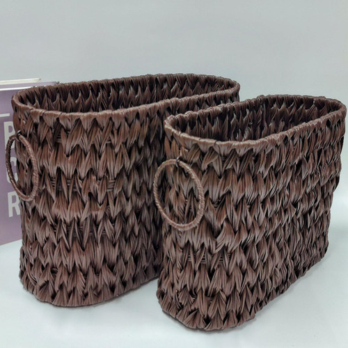 Cesta De Ropa Desktop De Escritorio De Ropa S Marrón