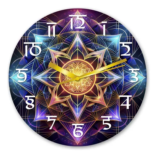 Reloj de pared mandala sale